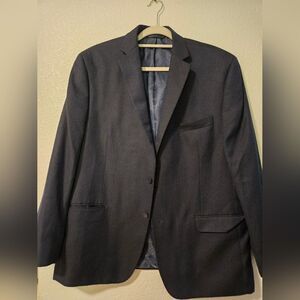 Kenneth Cole Reaction Black Sport Coat with Notched Lapels